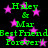 Green text and pink stars on black background with repeated 'Haley & Mar Best Friend Forever!!' phrases.