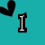 A turquoise background displays a sequence of text and heart symbols, transitioning from 'I' to 'LOV' to 'IF' with black heart icons above each text element.