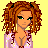 A 4x3 contact sheet of a pixel art animated icon featuring a cartoon woman, her outfit parts, and repeated text phrases on yellow background with red accents.