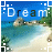 A 48x48 pixel animated buddy icon featuring a beach scene with the word 'Dream' in stylized text, displayed as two sequential frames showing slight animation changes.