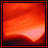 A red-toned animated icon with the text 'darkness will rise' displayed , showing pixelated transitions between clear and distorted text states