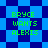Green pixelated text 'BRYCE WANTS ALEXIS' appears on a blue and dark blue checkered background with diamond-shaped patterns.