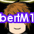 Pixelated character with brown hair and neutral expression, overlaid with colored text blocks in different configurations.