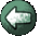 Green circular icon with white arrow pointing left, transitioning to solid green, then showing a white square, and finally returning to arrow.