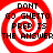 Four identical red and white spiral patterns with black text reading "DONT GO GHETTO PREP IS THE ANSWER" arranged in a