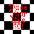 Red pixelated text 'Ride Your Like 80!' on a black-and-white checkered background with four distinct animation states.