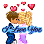 Pixel art animation of a couple kissing with floating hearts on the left and green text 'Original Icons .com' on a dark background on the right.