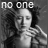 Black-and-white image of a person with hands near face, text reading "no one will ever understand what i go through"