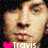 Pixelated close-up of a person's face with light skin tone, brown eyes, and dark eyebrows; pink heart symbol in bottom-left corner; white text 'TOMIS' at bottom-right.
