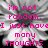 Pixelated text in bright pink reads 'i'm not random, I just have many THOUGHTS' over a grayscale abstract background with high-contrast pixelation.