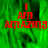 Green background with red text reading "I AM AMAZING" in pixelated font, displayed across four