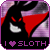 A static icon featuring a black rabbit-like creature with red eyes and white teeth against a purple gradient background, with text reading "I ❤️ SLOTH" at the bottom.
