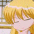 12 anime-style character frames showing sequential facial expressions and eye states against a blurred background