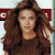 A static image shows a person with long brown hair wearing a dark top against a background split into white and red sections, next to green text reading 'Original Icons .com' on a solid green field.