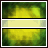 Animated sequence showing changing text and white sparkles over a blurred green-yellow background with horizontal bands.