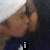 A four- shows a person's face with text changing : 'i', 'love', 'you', and '<31609'
