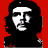 Pixelated image of a person with dark hair and white face against red background, next to green text reading 'Original Icons .com' on green background.