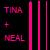 A static digital image with a dark background featuring pink and red text elements and vertical pink bars on the right side.