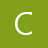Green background with a white pixelated letter C centered in the frame.