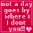 Red background with pink pixelated text reading "not a day goes by where i i dont you!!" and heart symbols in four