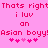 Pixelated pink text on a solid pink background with repeated phrases and heart symbols.
