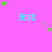 A static image with a bright pink background featuring multiple instances of the name "Jess" in light blue text, surrounded by scattered green and purple star shapes.