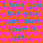 Blue text on a pink and orange heart-patterned background repeats the phrase "I love you but you just don't know it yet..." in two identical vertical