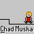 Pixelated character with blonde hair and red shirt in multiple poses including standing, sitting, skateboarding, and holding a skateboard on gray background.