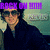 A pixelated image of a person in a dark jacket with a light collar, wearing sunglasses, against a blurred background with purple text overlays.