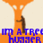 Pixelated orange tree with two white circular eyes at the top, a brown humanoid figure standing beneath it holding an object, and blue text reading "IM A TREE HUGGER" on an orange background.