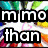 six with a colorful radial background, displaying text fragments and symbols including 'm mo than', ':)', and '=-30:00'