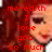 Pixelated image with red text overlay reading 'meredith I love you so much' on a blurred background featuring a person's face.