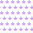A static pattern of small purple stars on a white background with a gray rectangular overlay in the bottom-right corner.