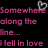 Pixelated pink text on black background with a small grayscale heart icon in the top-right corner.