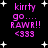 Pixelated text and stars on black background with pink and white elements.