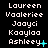 pixelated text names with animated cyan and blue symbols appearing and changing on a black background