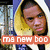 Pixelated image of a person with long brown hair wearing yellow and white clothing, overlaid by an orange banner reading 'MS NEW BOO' in blocky white text.