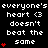 Pixelated text and red heart symbols arranged in a on a black background with a gray corner, animated to change heart counts per