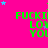 Bright pink background with green text reading "FUCKI LOV YOL" and scattered blue and purple stars.