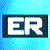 A 50x50 pixel animated contact sheet showing two frames of a buddy icon with "ER" text on the left and "Original Icons .com" text on the right, both in pixelated styles against contrasting backgrounds.