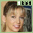nine identical pixelated images showing a person with light brown hair and a green background, each with 'MIRIAM' text above