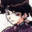 A 48x48 pixel buddy icon featuring a stylized anime character with dark hair and a purple outfit on the left, paired with text reading "Anime IM" and "cOw" on a black background to the right.
