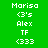 Pixelated text displays 'Marisa', '3's', 'Alex', 'TF', and '333' across four colored backgrounds in a