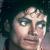 Pixelated close-up of a person's face with light skin, dark eyes, and dark hair against a dark background.