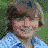 Four distinct pixelated portrait images arranged in a , each showing the same person with varying expressions and clothing against different backgrounds