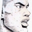 Pixelated grayscale image of a person's face in profile with mouth open, next to black background with white text reading 'AnimeIM' and 'com' in stylized font.