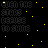 Animated pixel art icon with yellow text and stars on black background, displaying sequential word changes.