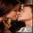A split-screen image shows two people embracing on the left and 'one tree hill' text in white block letters on an orange background on the right.