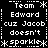 Pixel-art of white text and symbols on black background with repeated phrases and asterisk motifs in four quadrants