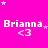 A bright pink background with white text reading 'Brianna <3' repeated in a pattern, surrounded by small white and light pink stars